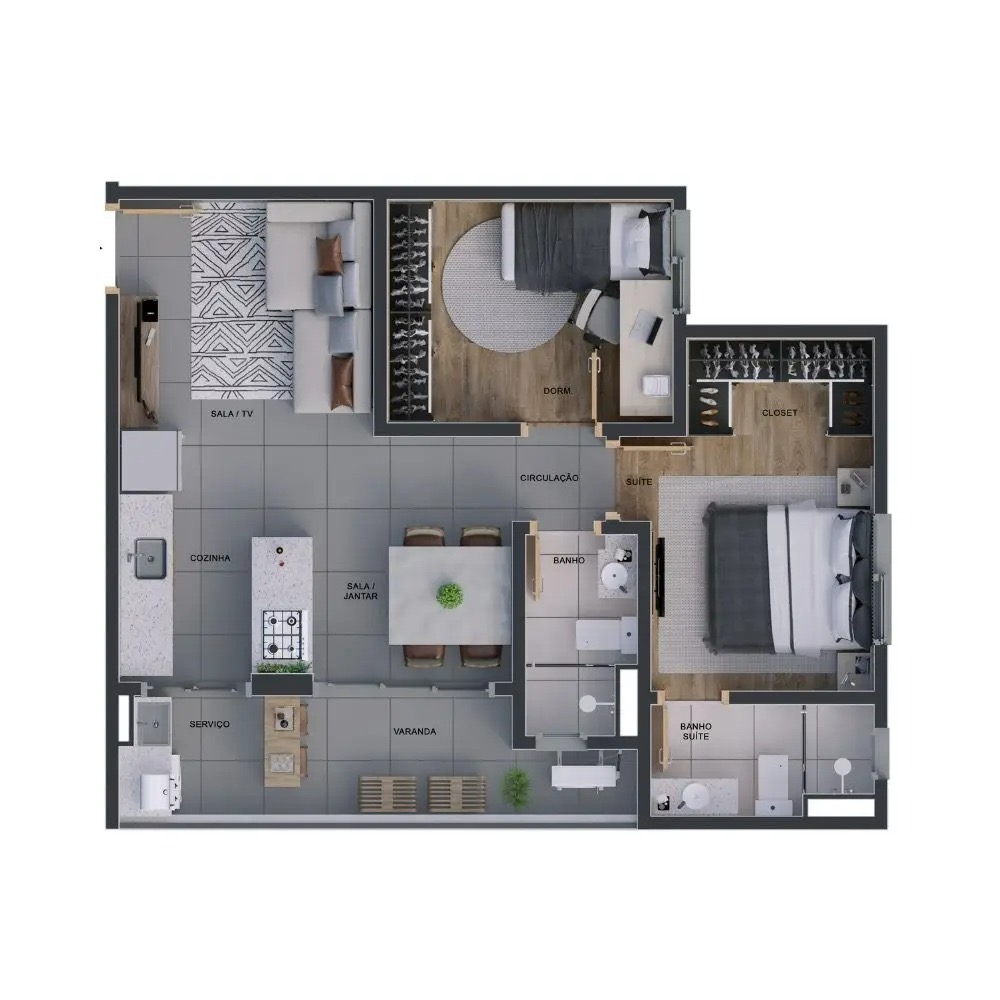 Planta compacta Horizon Tower